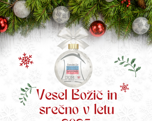 VESEL BOŽIČ IN SREČNO V LETU 2025 VESEL BOŽIČ IN SREČNO V LETU 2025